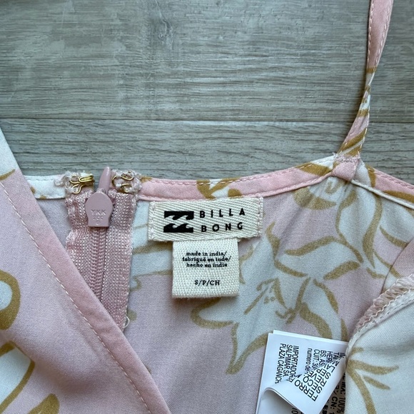 Billabong Sweet Sunshine Floral Spaghetti Strap Midi Dress Size S - Picture 4 of 11